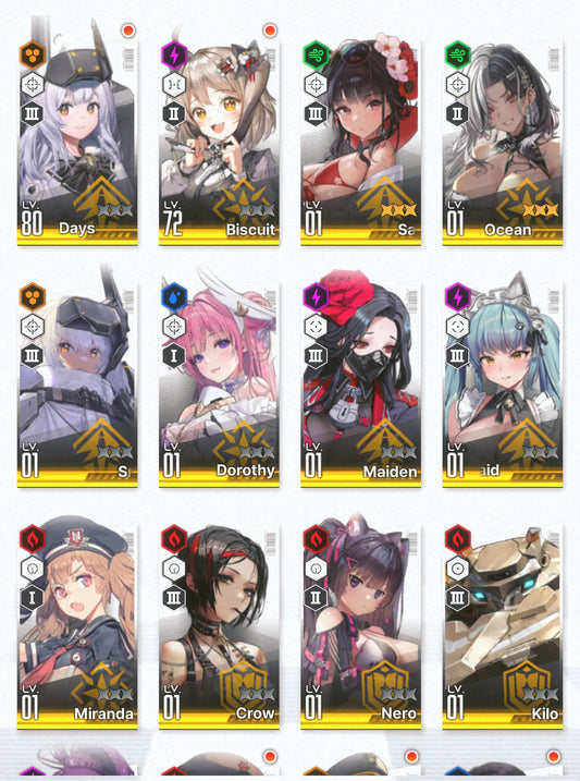 [NA] NIKKE 12SSR MLB 4 Sakura +4 Rosanna+Dorothy Maid Privaty+Pity GODDESS OF VICTORY starter account-Mobile Games Starter