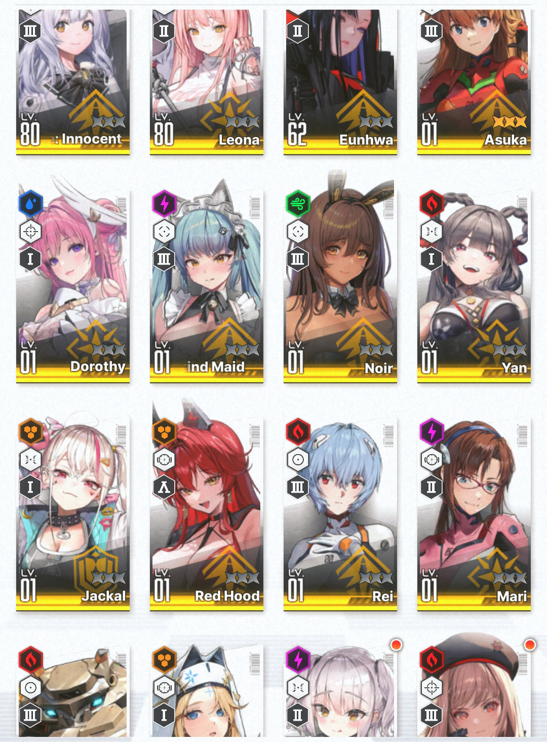 [NA] NIKKE 14SSR+Pity 3Collab MLB 4 Asuka+Rei+Skin+Dorothy+Red Hood+Skin+Noir+Yan+8000gems+ GODDESS OF VICTORY starter account Evangelion-Mobile Games Starter