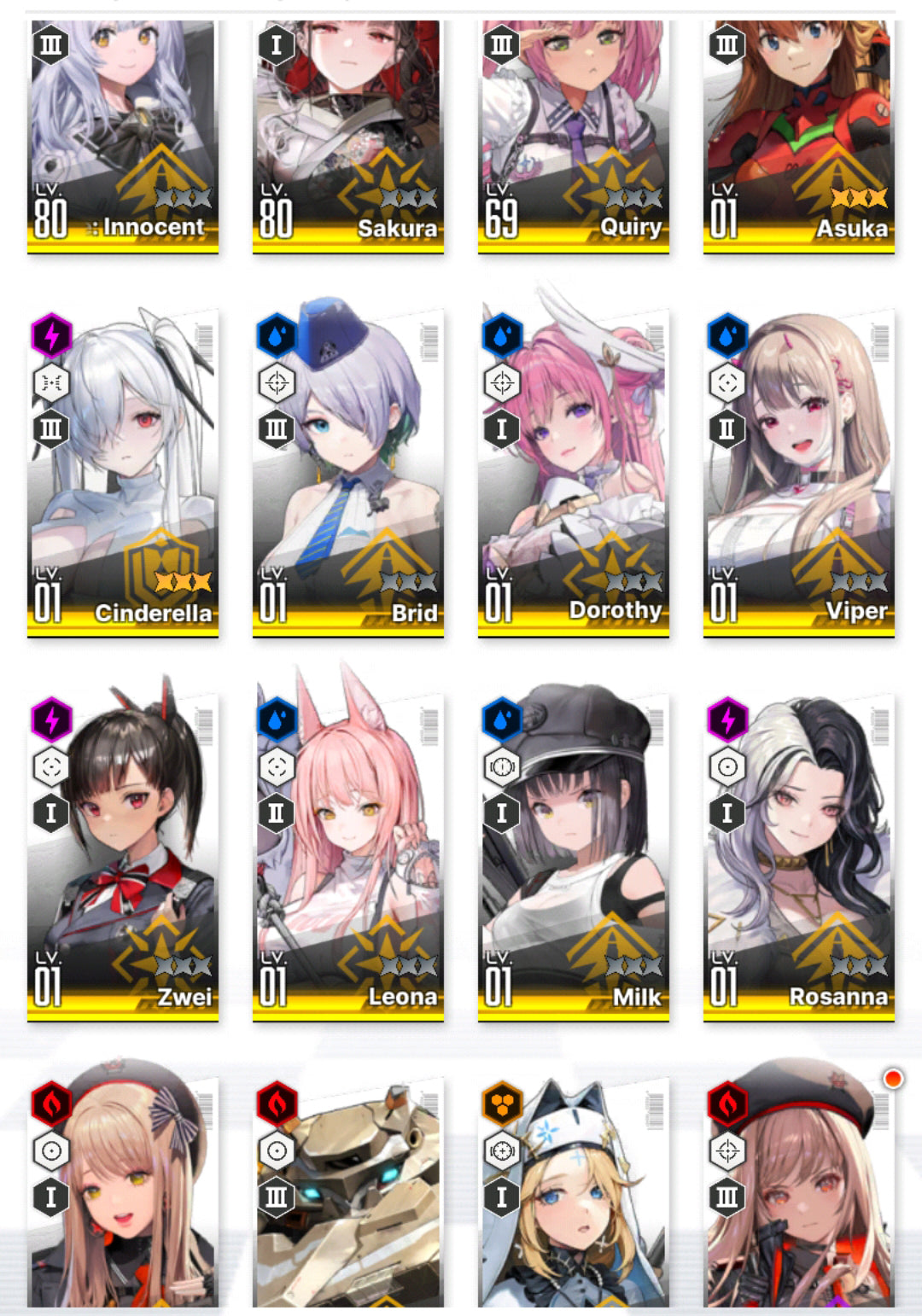 [NA] NIKKE 15SSR MLB 4 Cinderella + 4 Asuka+Skin+Dorothy+Viper+Leona++ GODDESS OF VICTORY starter account Evangelion-Mobile Games Starter