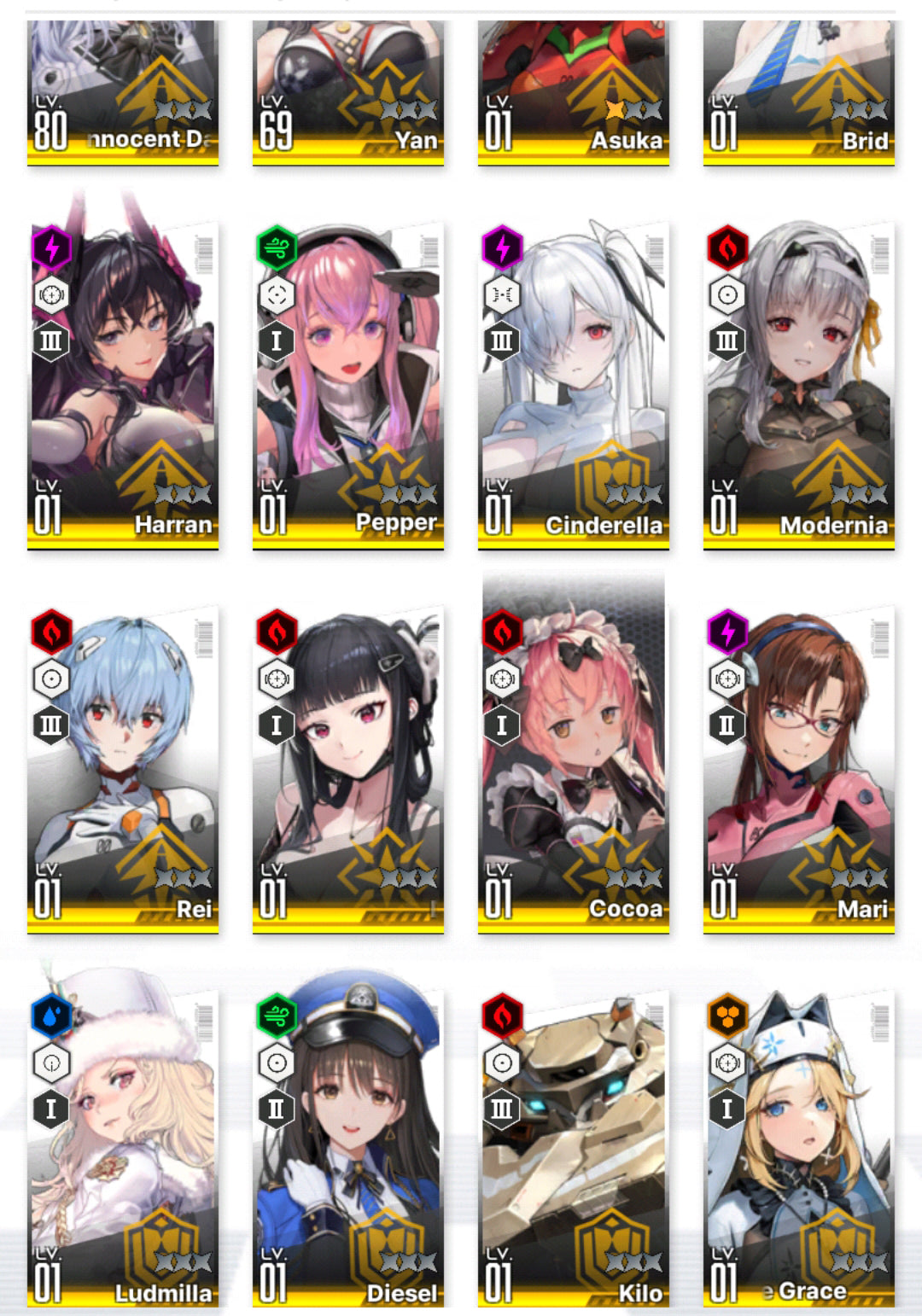 [NA] NIKKE 16SSR 3Collab Asuka+Rei+Mari+Skin+Modernia+Cinderella+Harran+11k gems++ GODDESS OF VICTORY starter account Evangelion-Mobile Games Starter