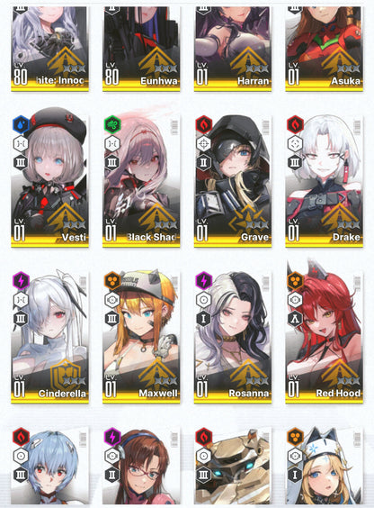 [NA] NIKKE 16SSR 3Collab Asuka+Rei+Mari+Skin+Red Hood+Skin+Cinderella+Grave+Scalter Black Shadow+Harran+13000 gems++ GODDESS OF VICTORY starter account Evangelion-Mobile Games Starter