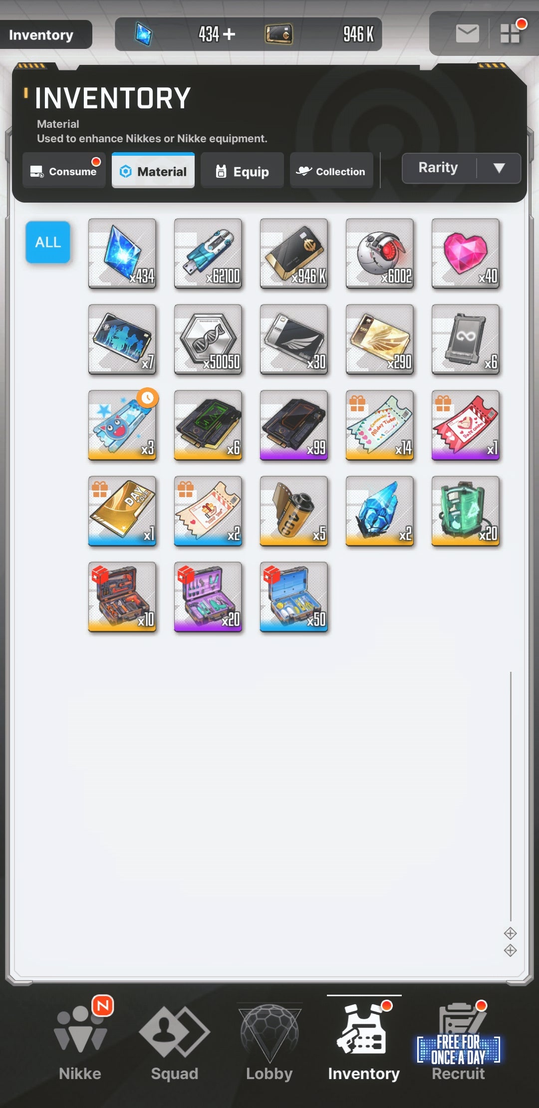 [NA] NIKKE 19SSR+Pity 3Collab MLB 4 Asuka+Rei+Skin+Modernia+Dorothy+Red Hood+Skin+Noir+Yan+8000gems+ GODDESS OF VICTORY starter account Evangelion-Mobile Games Starter