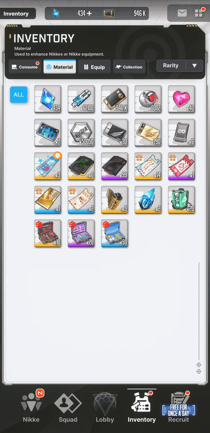 [NA] NIKKE 19SSR+Pity 3Collab MLB 4 Asuka+Rei+Skin+Modernia+Dorothy+Red Hood+Skin+Noir+Yan+8000gems+ GODDESS OF VICTORY starter account Evangelion-Mobile Games Starter