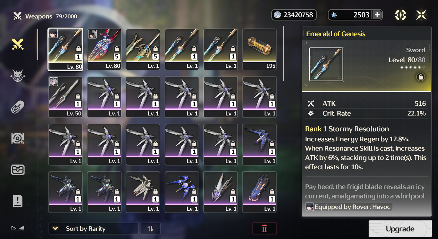 [NA] S6 Chisa + R5 Signature Weapon | Wuthering Waves America LV54 Farmed Starter Account-Mobile Games Starter