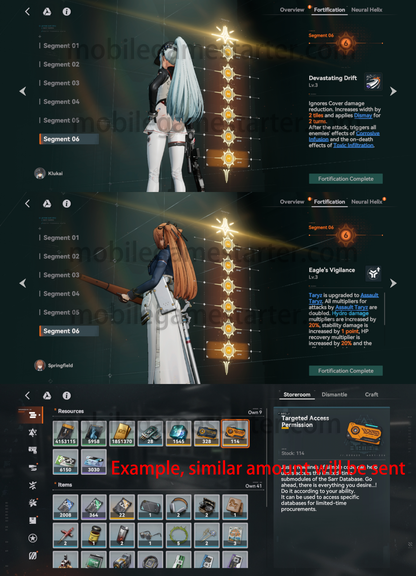 [NA] V6 Klukai + V6 Springfield | GIRLS' FRONTLINE 2: EXILIUM EN Darkwinter Starter Account-Mobile Games Starter
