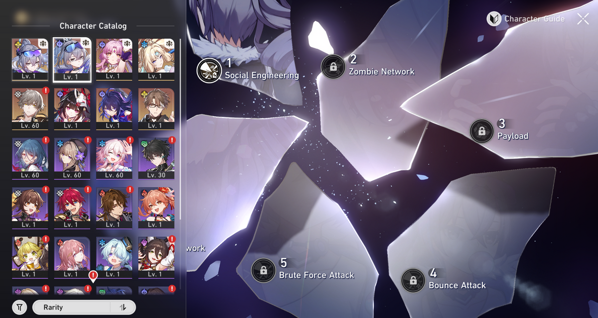 [NA/America] E6 Silver Wolf Lv 999 + Signature Light Cone + Pearl + E1 Silver Wolf + etc | Honkai Star Rail Farmed Starter Account-Mobile Games Starter
