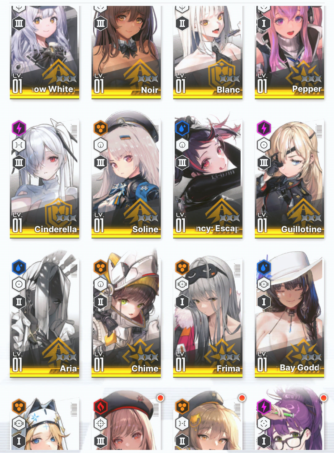 [NA]EN GODDESS OF VICTORY NIKKE 17SSR+Pity Bay Goddess Mary+Red Hood+Skin+Cinderella+Blanc+++ starter account-Mobile Games Starter