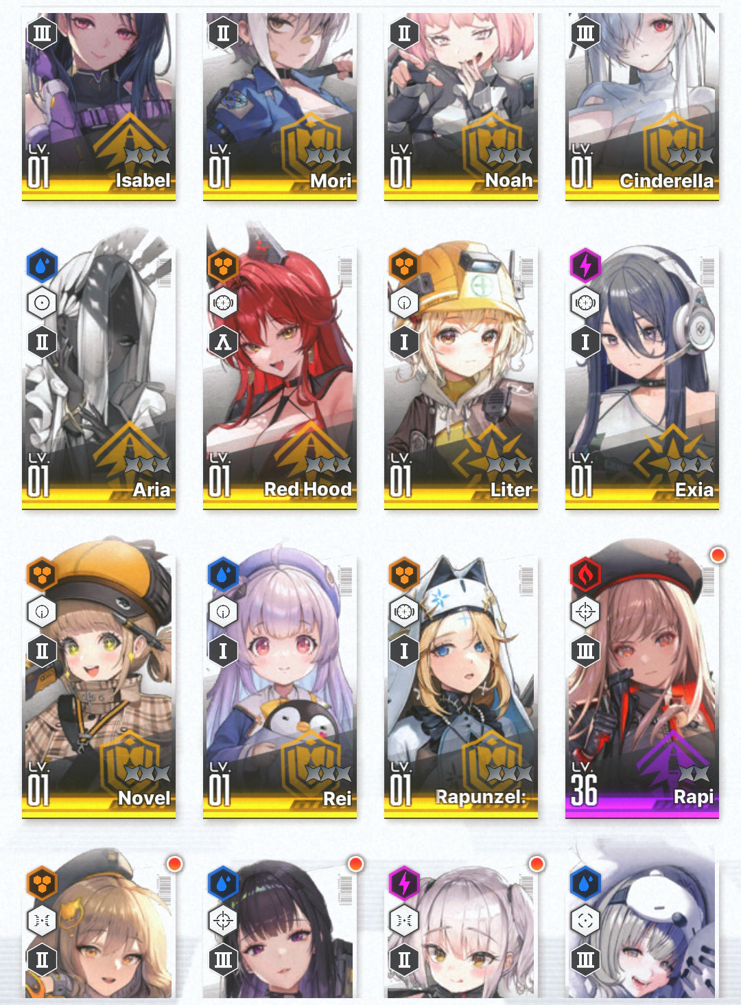 [NA]EN GODDESS OF VICTORY NIKKE 19SSR Red Hood+Skin+Cinderella+Grave+Dorothy+Scarlet+Liter+Isabel+Noah+Novel++ starter account-Mobile Games Starter