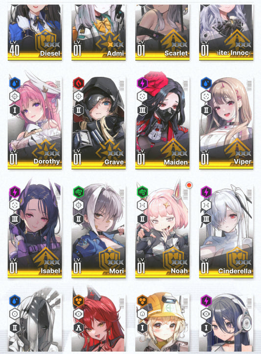[NA]EN GODDESS OF VICTORY NIKKE 19SSR Red Hood+Skin+Cinderella+Grave+Dorothy+Scarlet+Liter+Isabel+Noah+Novel++ starter account-Mobile Games Starter