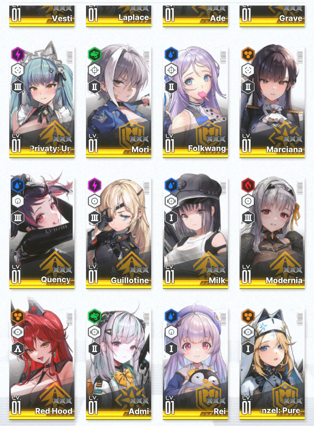 [NA]EN GODDESS OF VICTORY NIKKE 20SSR Red Hood+Skin+Modernia+Grave+Privaty+Snow White+Vesti+Laplace++ starter account-Mobile Games Starter