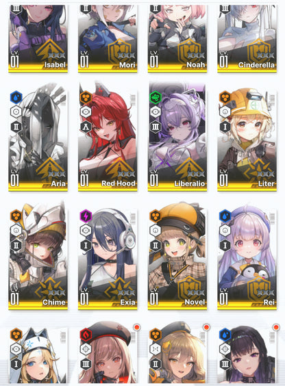 [NA]EN GODDESS OF VICTORY NIKKE 21SSR Red Hood+Skin+Liberalio+Cinderella+Grave+Dorothy+Scarlet+Liter+Isabel+Noah+Novel++ starter account-Mobile Games Starter
