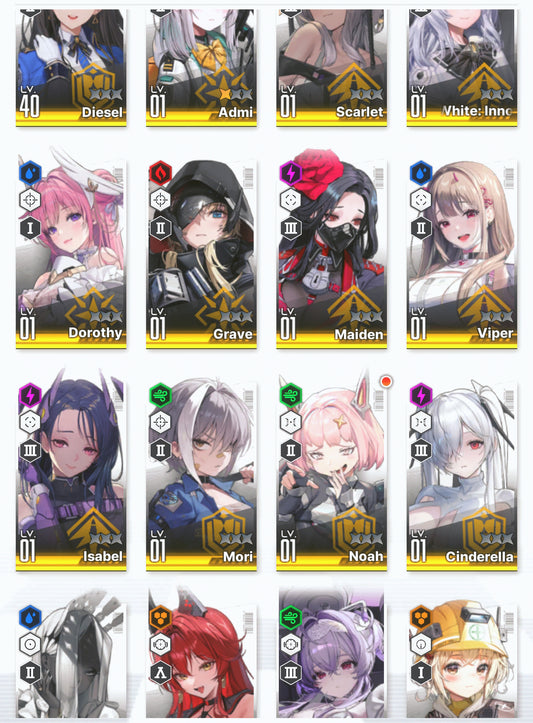 [NA]EN GODDESS OF VICTORY NIKKE 21SSR Red Hood+Skin+Liberalio+Cinderella+Grave+Dorothy+Scarlet+Liter+Isabel+Noah+Novel++ starter account-Mobile Games Starter