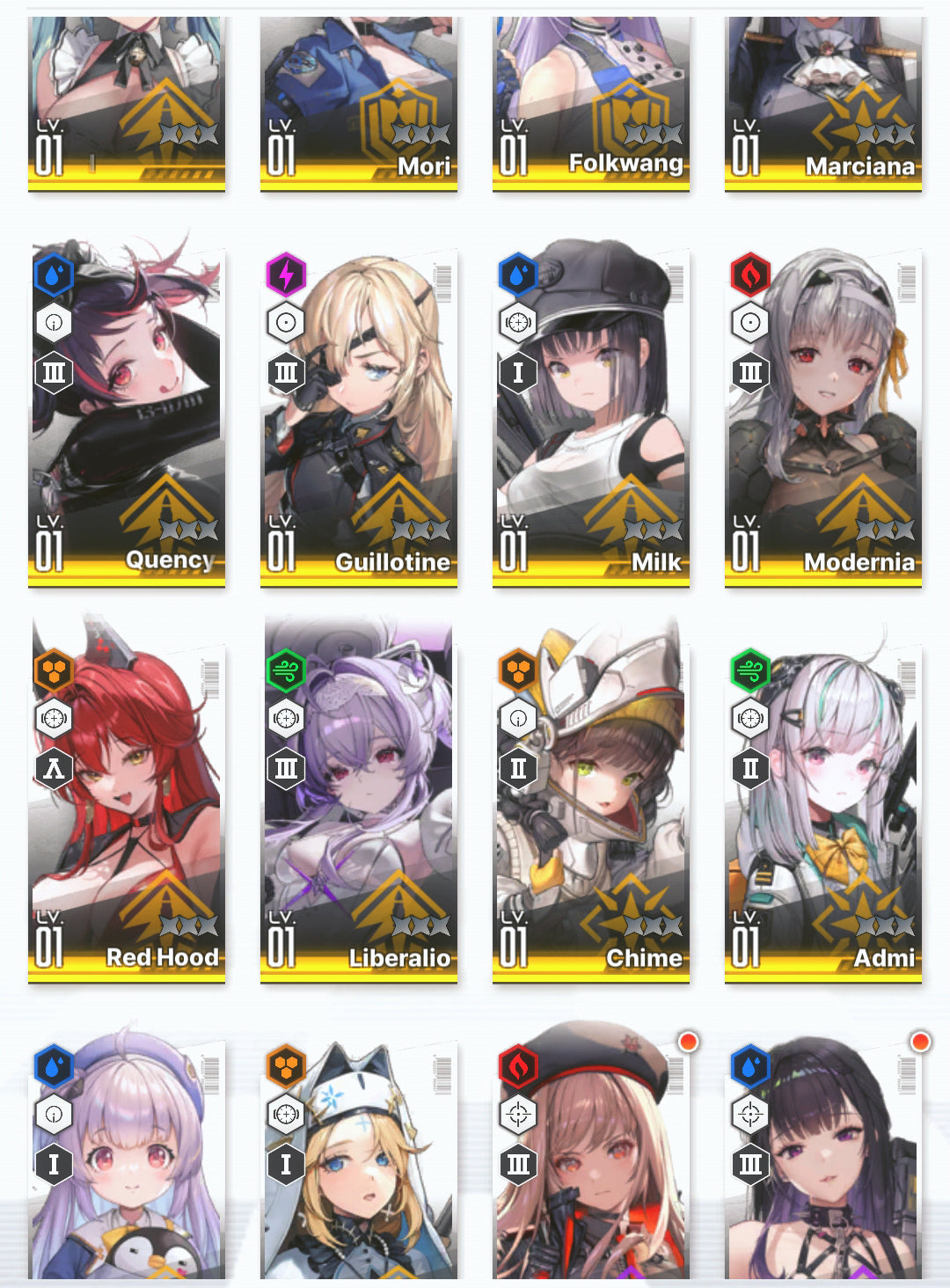 [NA]EN GODDESS OF VICTORY NIKKE 22SSR Red Hood+Skin+Liberalio+Modernia+Grave+Privaty+Snow White+Vesti+Laplace++ starter account-Mobile Games Starter