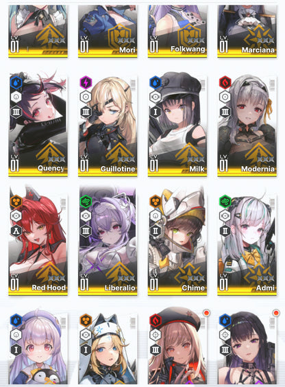 [NA]EN GODDESS OF VICTORY NIKKE 22SSR Red Hood+Skin+Liberalio+Modernia+Grave+Privaty+Snow White+Vesti+Laplace++ starter account-Mobile Games Starter