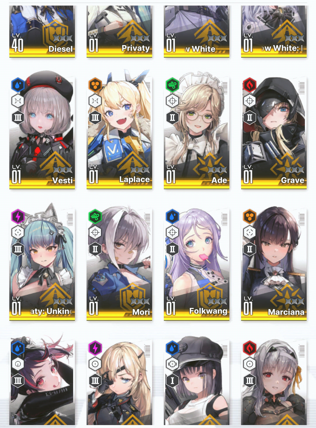 [NA]EN GODDESS OF VICTORY NIKKE 22SSR Red Hood+Skin+Liberalio+Modernia+Grave+Privaty+Snow White+Vesti+Laplace++ starter account-Mobile Games Starter