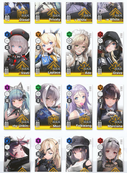 [NA]EN GODDESS OF VICTORY NIKKE 22SSR Red Hood+Skin+Liberalio+Modernia+Grave+Privaty+Snow White+Vesti+Laplace++ starter account-Mobile Games Starter