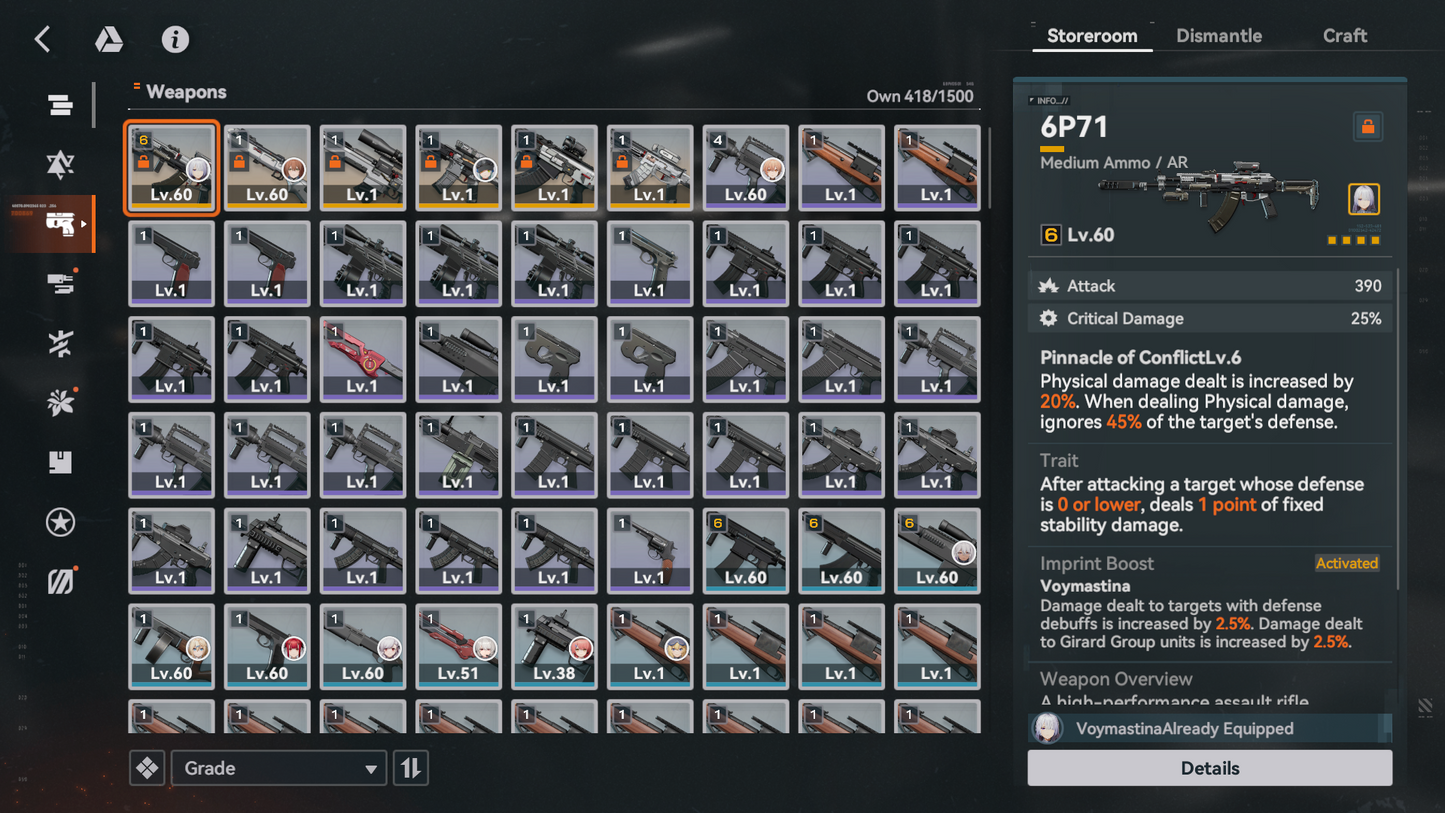 [NA][INSTANT] V6+6 Voymastina + V6+1 Klukai + V0+1 Springfield + ~400 Access pulls + outfit selector | GIRLS' FRONTLINE 2: EXILIUM EN Darkwinter T0 Starter Account-Mobile Games Starter