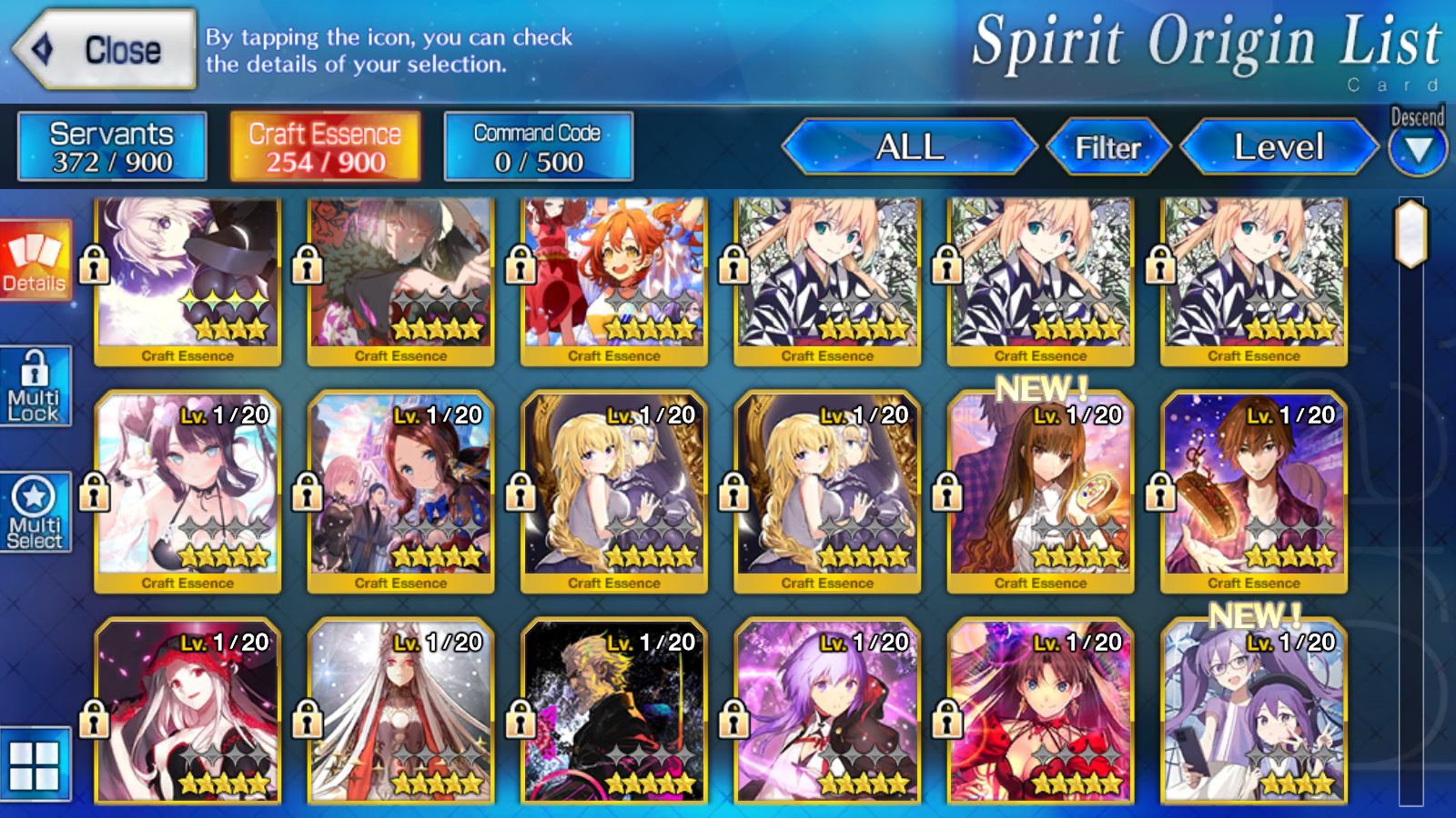 [NA]FGO Space Ereshkigal + Space Ishtar Arjuna alter Jeanne Fate Grand Order starter account-Mobile Games Starter
