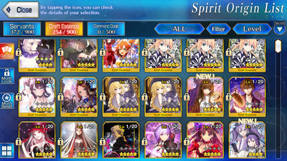 [NA]FGO Space Ereshkigal + Space Ishtar Arjuna alter Jeanne Fate Grand Order starter account-Mobile Games Starter