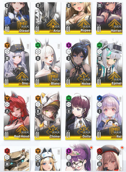 [NA]GODDESS OF VICTORY NIKKE 14SSR+Pity Red Hood+Skin+Harran+Rupee+Epinel+Aria+Dolla+Rei++ starter account-Mobile Games Starter