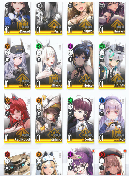 [NA]GODDESS OF VICTORY NIKKE 14SSR+Pity Red Hood+Skin+Harran+Rupee+Epinel+Aria+Dolla+Rei++ starter account-Mobile Games Starter