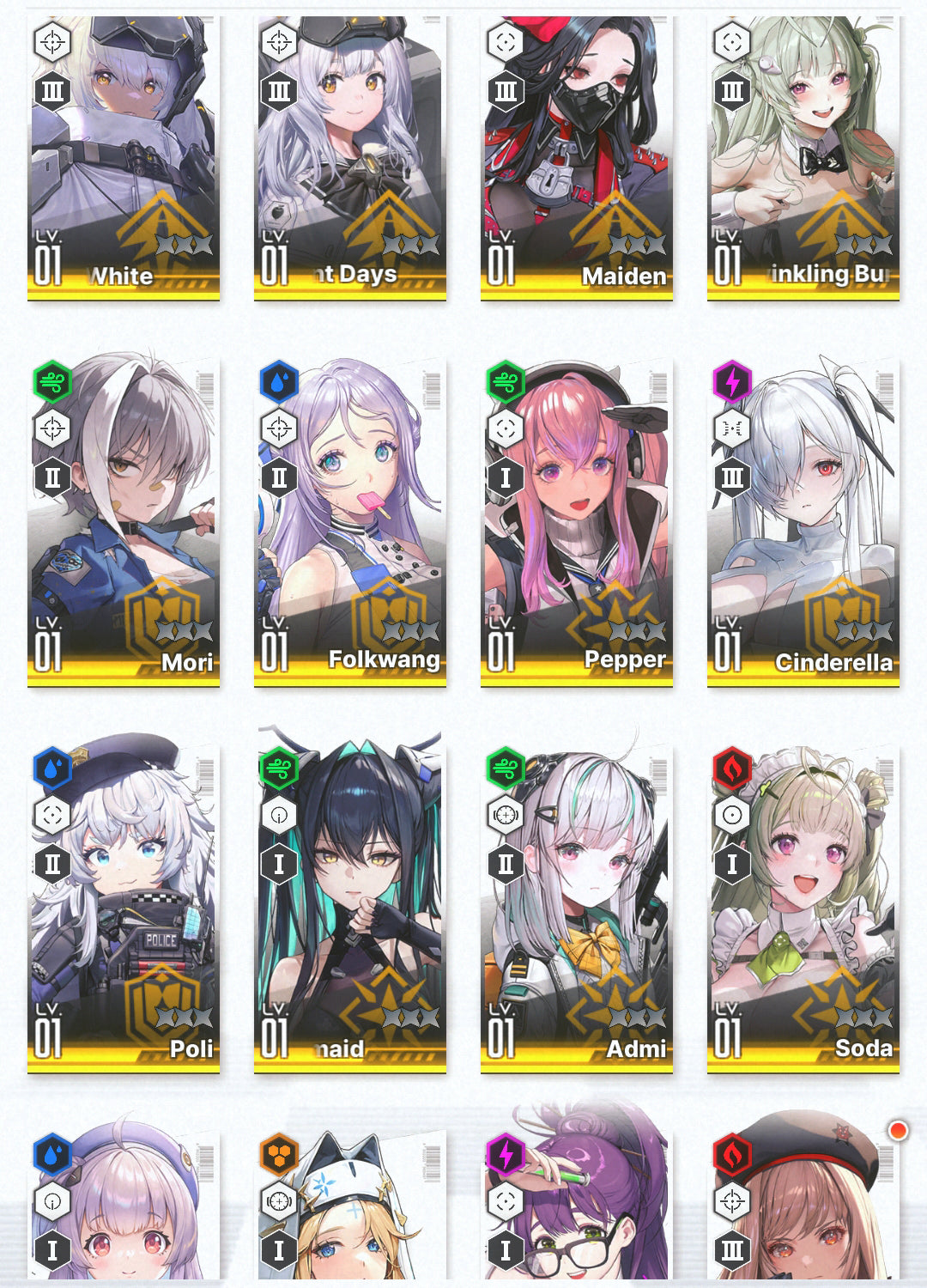 [NA]GODDESS OF VICTORY NIKKE 18SSR Red Hood+Skin+Cinderella+Little Mermaid+Bunny Soda+Pepper+Maiden+Admi+Rei++ starter account-Mobile Games Starter