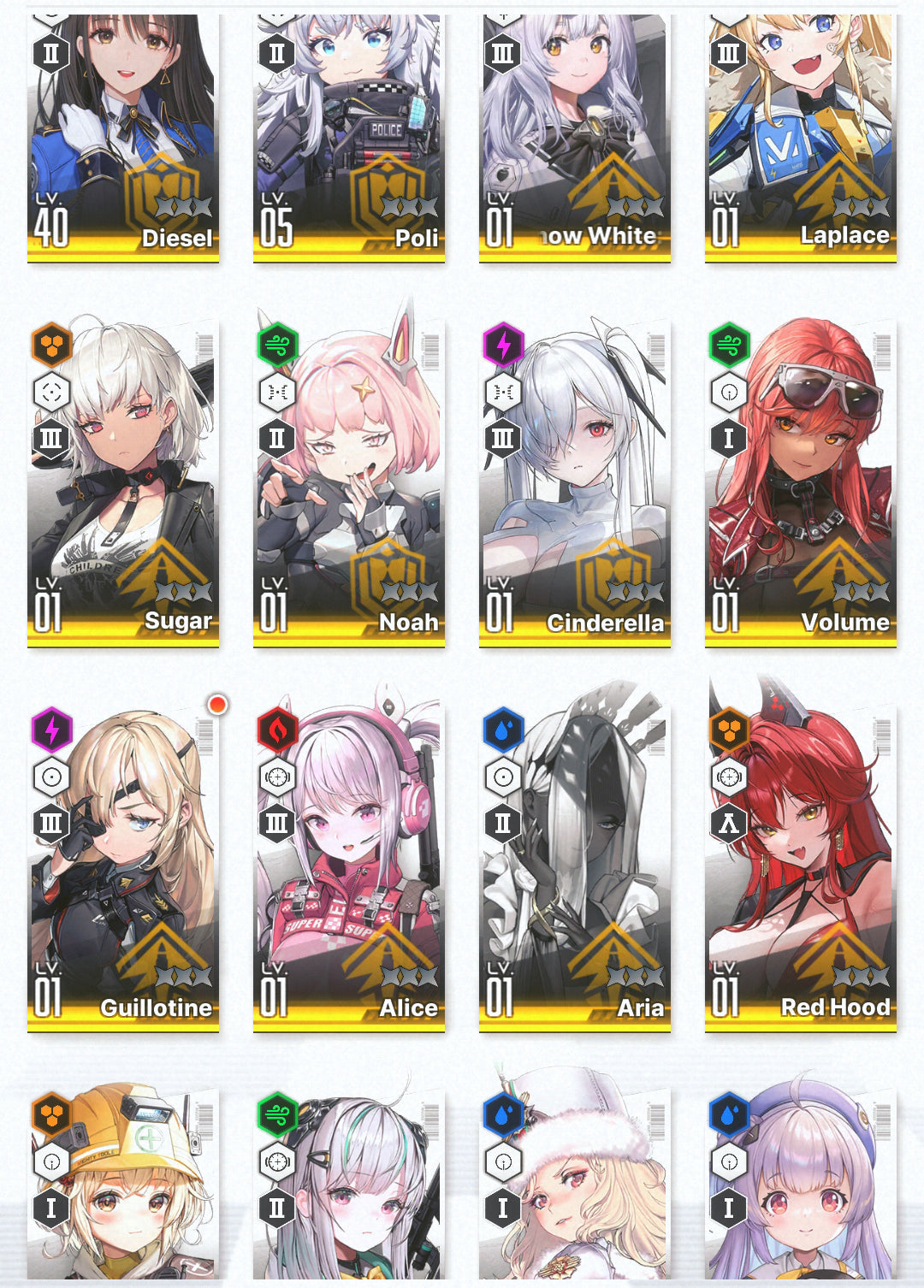 [NA]GODDESS OF VICTORY NIKKE 18SSR Red Hood+Skin+Crown+Cinderella+Liter+Volume+Laplace+Admi+Ludmilla++ starter account-Mobile Games Starter