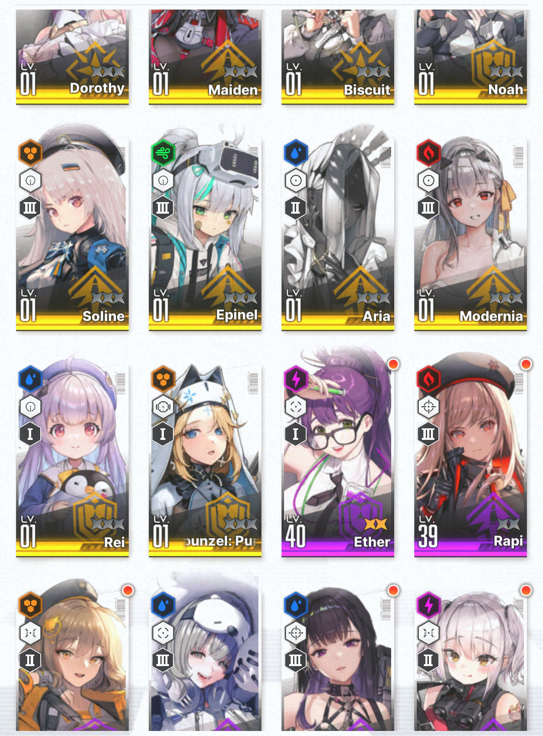 [NA]GODDESS OF VICTORY NIKKE 18SSR+Pity 3X Soda+Red Hood+Skin+Modernia+skin+Dorothy+Aria+Privaty+Rupee++ starter account-Mobile Games Starter