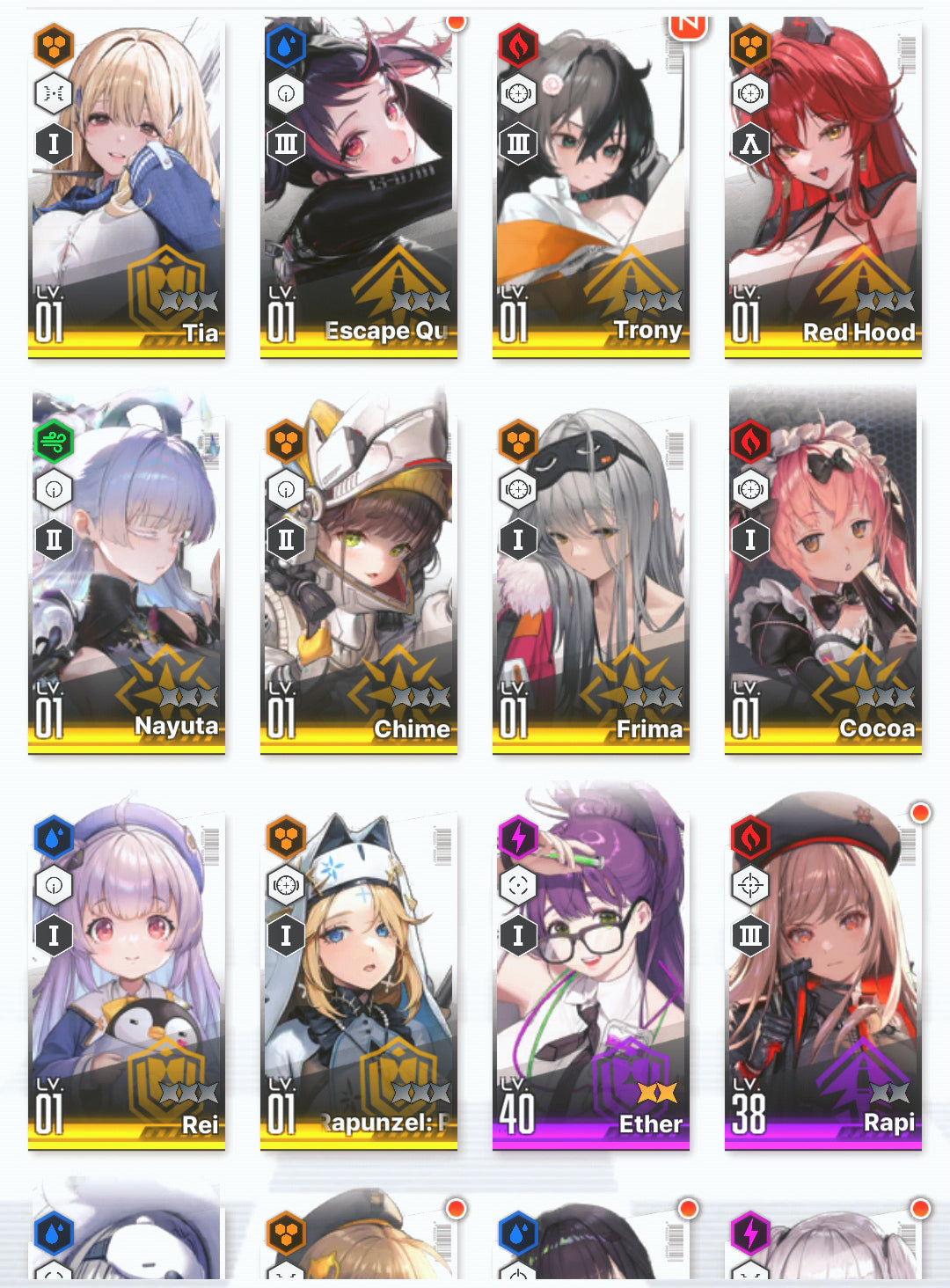 [NA]GODDESS OF VICTORY NIKKE 18SSR+Pity Red Hood+Skin+Nayuta+Cinderella+Grave+Dorothy+Harran+Maiden+Julia+Frima+Rei++ starter account-Mobile Games Starter