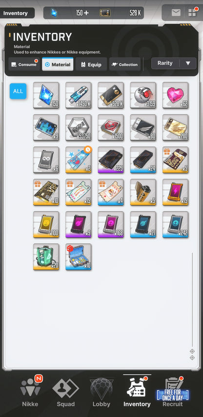 [NA]GODDESS OF VICTORY NIKKE 18SSR+Pity Red Hood+Skin+Nayuta+Cinderella+Grave+Dorothy+Harran+Maiden+Julia+Frima+Rei++ starter account-Mobile Games Starter