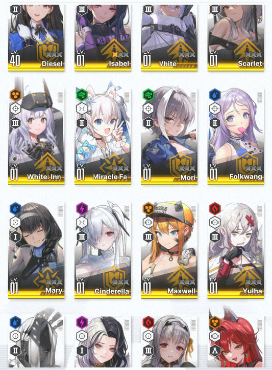[NA]GODDESS OF VICTORY NIKKE 19SSR Scarlet+Red Hood+Skin+Cinderella+Modernia+Limited Anne+Yulha+Mary+Rei++ starter account-Mobile Games Starter