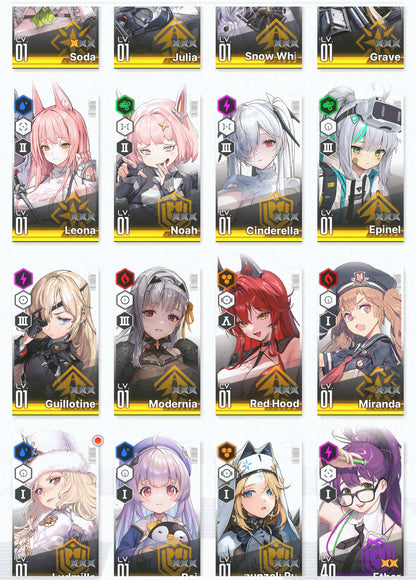 [NA]GODDESS OF VICTORY NIKKE 19SSR+Pity Modernia+skin+Red Hood+Skin+Cinderella+Grave++2x Soda+Julia+Noise+Rei++ starter account-Mobile Games Starter
