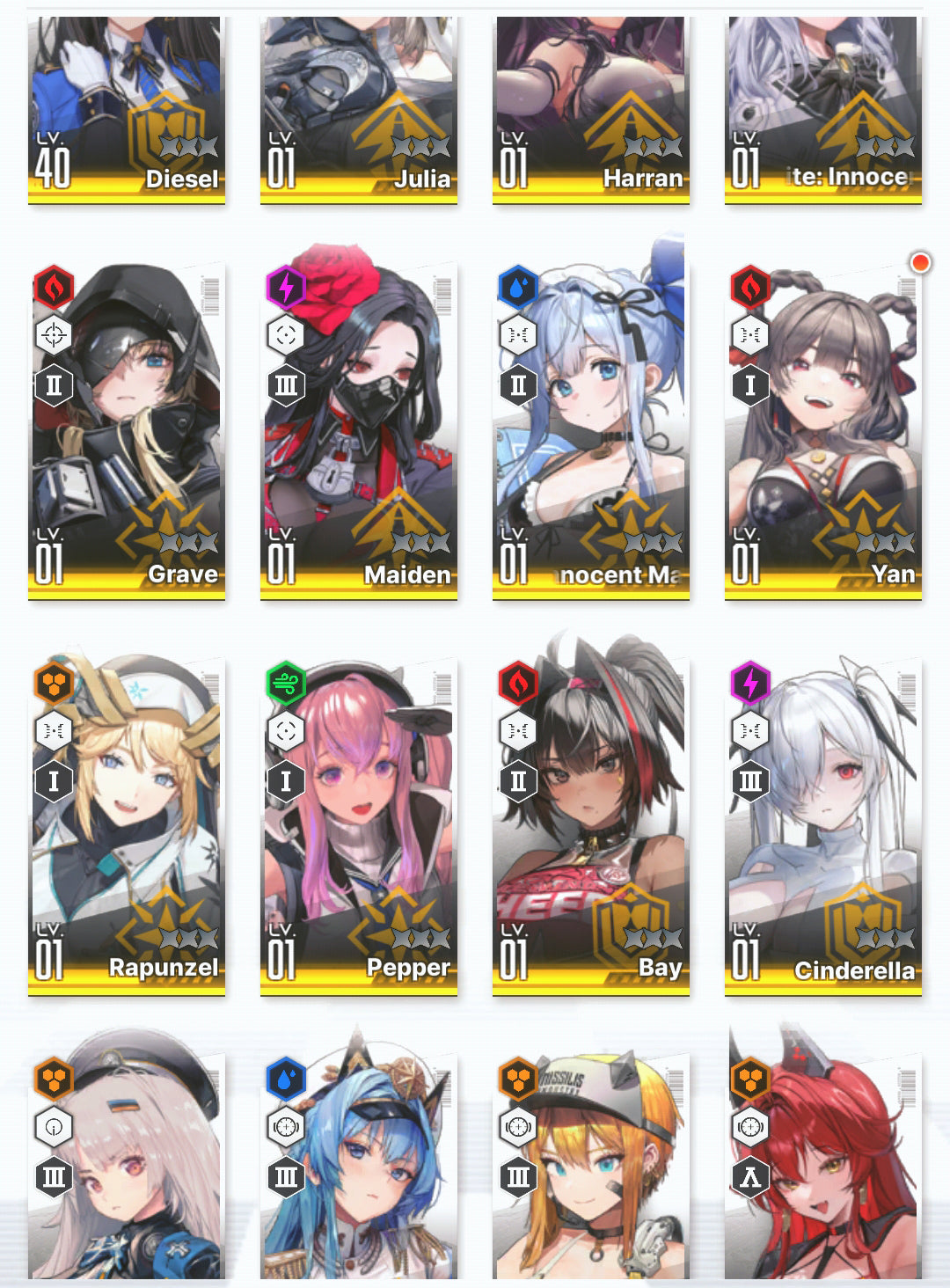 [NA]GODDESS OF VICTORY NIKKE 19SSR+Pity Red Hood+Skin+Cinderella+Grave+Harran+Julia+Yan+Soline+Miranda+Rei++ starter account-Mobile Games Starter