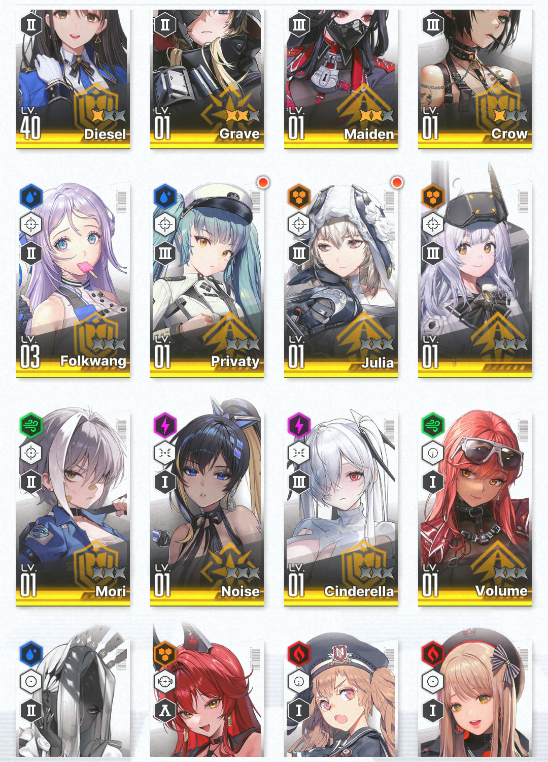 [NA]GODDESS OF VICTORY NIKKE 20SSR Red Hood+Skin+Cinderella+3 Grave+Ludmilla+Emma+Rei++ starter account-Mobile Games Starter