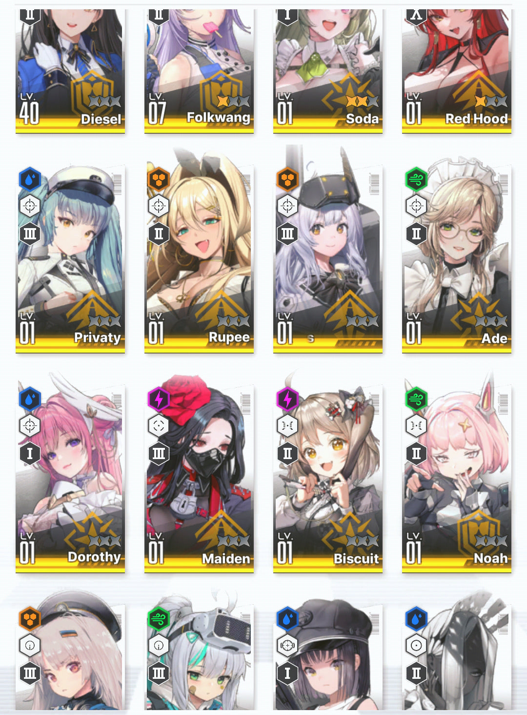 [NA]GODDESS OF VICTORY NIKKE 20SSR+Pity 3X Soda+Red Hood+Skin+Modernia+skin+Dorothy+Aria+Privaty+Rupee++ starter account-Mobile Games Starter