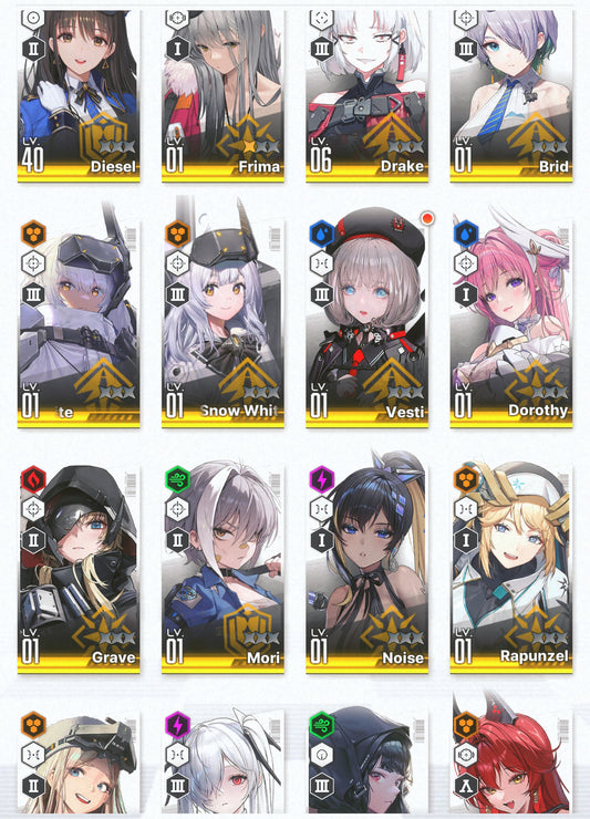 [NA]GODDESS OF VICTORY NIKKE 21SSR Red Hood+Skin+Dorothy+Cinderella+Grave+8k gems+Soda+Drake+Frima+Rei++ starter account-Mobile Games Starter