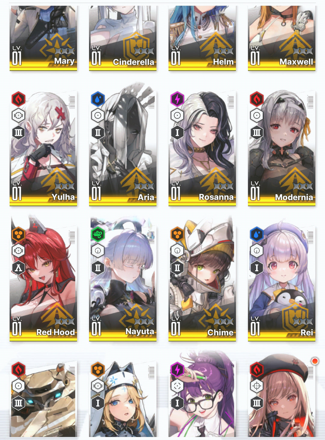 [NA]GODDESS OF VICTORY NIKKE 22SSR Nayuta+Scarlet+Red Hood+Skin+Cinderella+Modernia+Limited Anne+Yulha+Mary+Rei++ starter account-Mobile Games Starter