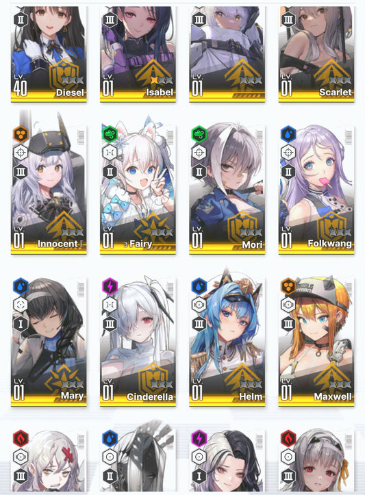 [NA]GODDESS OF VICTORY NIKKE 22SSR Nayuta+Scarlet+Red Hood+Skin+Cinderella+Modernia+Limited Anne+Yulha+Mary+Rei++ starter account-Mobile Games Starter