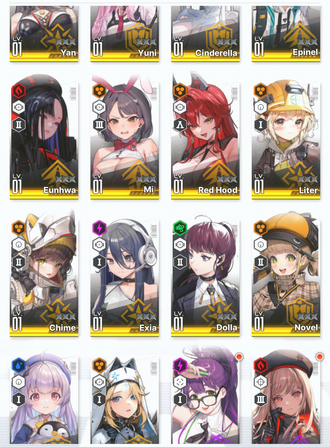 [NA]GODDESS OF VICTORY NIKKE 22SSR Red Hood+Skin+Cinderella+Grave+Liter+Scarlet+Soda+Yuni+Dolla+Exia++ starter account-Mobile Games Starter