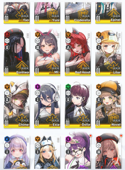 [NA]GODDESS OF VICTORY NIKKE 22SSR Red Hood+Skin+Cinderella+Grave+Liter+Scarlet+Soda+Yuni+Dolla+Exia++ starter account-Mobile Games Starter