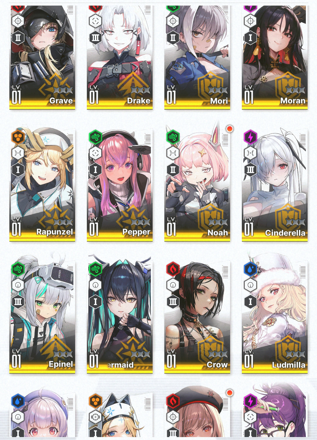 [NA]GODDESS OF VICTORY NIKKE 22SSR+Pity Red Hood+Skin+Cinderella+Grave+Little Mermaid+3 Soda+10k gems++Noah++ starter account-Mobile Games Starter