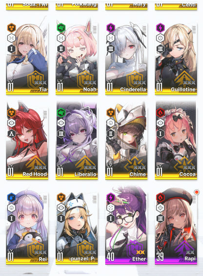 [NA]GODDESS OF VICTORY NIKKE 22SSR+Pity Liberalio+Red Hood+Skin+Cinderella+Grave+Liter+Bunny Soda+Tia+7k gems+Centi++ starter account-Mobile Games Starter