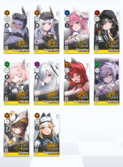 [NA]GODDESS OF VICTORY NIKKE 22SSR+Pity Liberalio+Red Hood+Skin+Cinderella+Grave+Liter+Bunny Soda+Tia+7k gems+Centi++ starter account-Mobile Games Starter