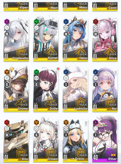 [NA]GODDESS OF VICTORY NIKKE 23SSR Crown+2 Red Hood+Skin+Cinderella+Grave+Harran+Laplace+Helm+Alice+Ludmilla++ starter account-Mobile Games Starter