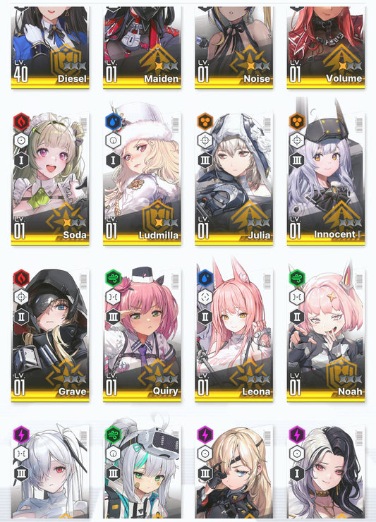 [NA]GODDESS OF VICTORY NIKKE 23SSR+Pity Modernia+skin+Red Hood+Skin+2 Nayuta+Cinderella+Grave++2x Soda+Julia+Noise+Rei++ starter account-Mobile Games Starter