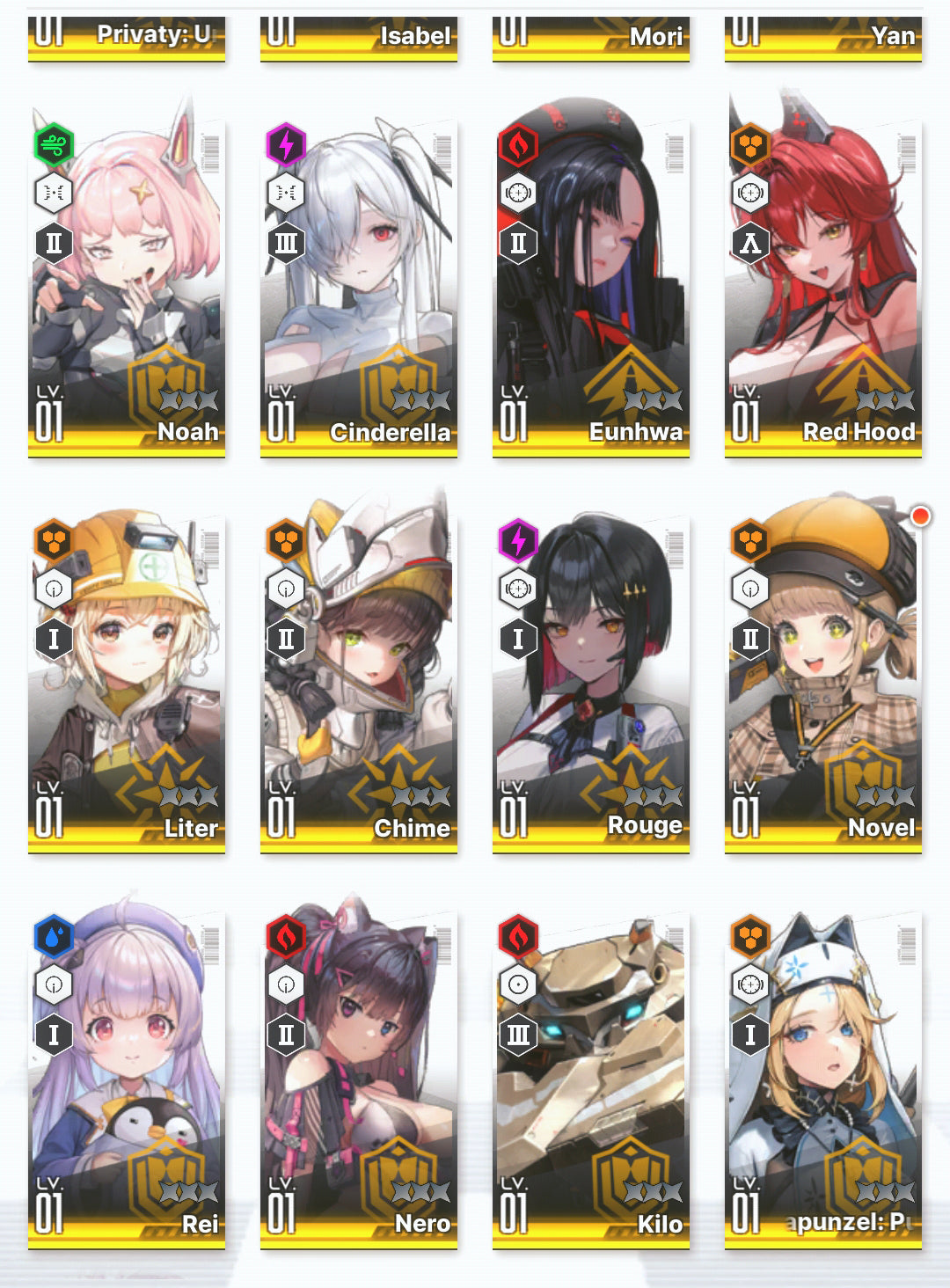 [NA]GODDESS OF VICTORY NIKKE 24SSR Red Hood+Skin+Cinderella+Grave+Liter+Nero+Noah+Maid Privaty+Maiden++ starter account-Mobile Games Starter