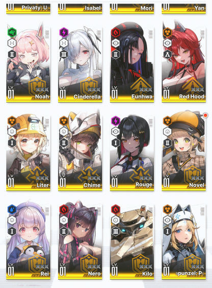 [NA]GODDESS OF VICTORY NIKKE 24SSR Red Hood+Skin+Cinderella+Grave+Liter+Nero+Noah+Maid Privaty+Maiden++ starter account-Mobile Games Starter