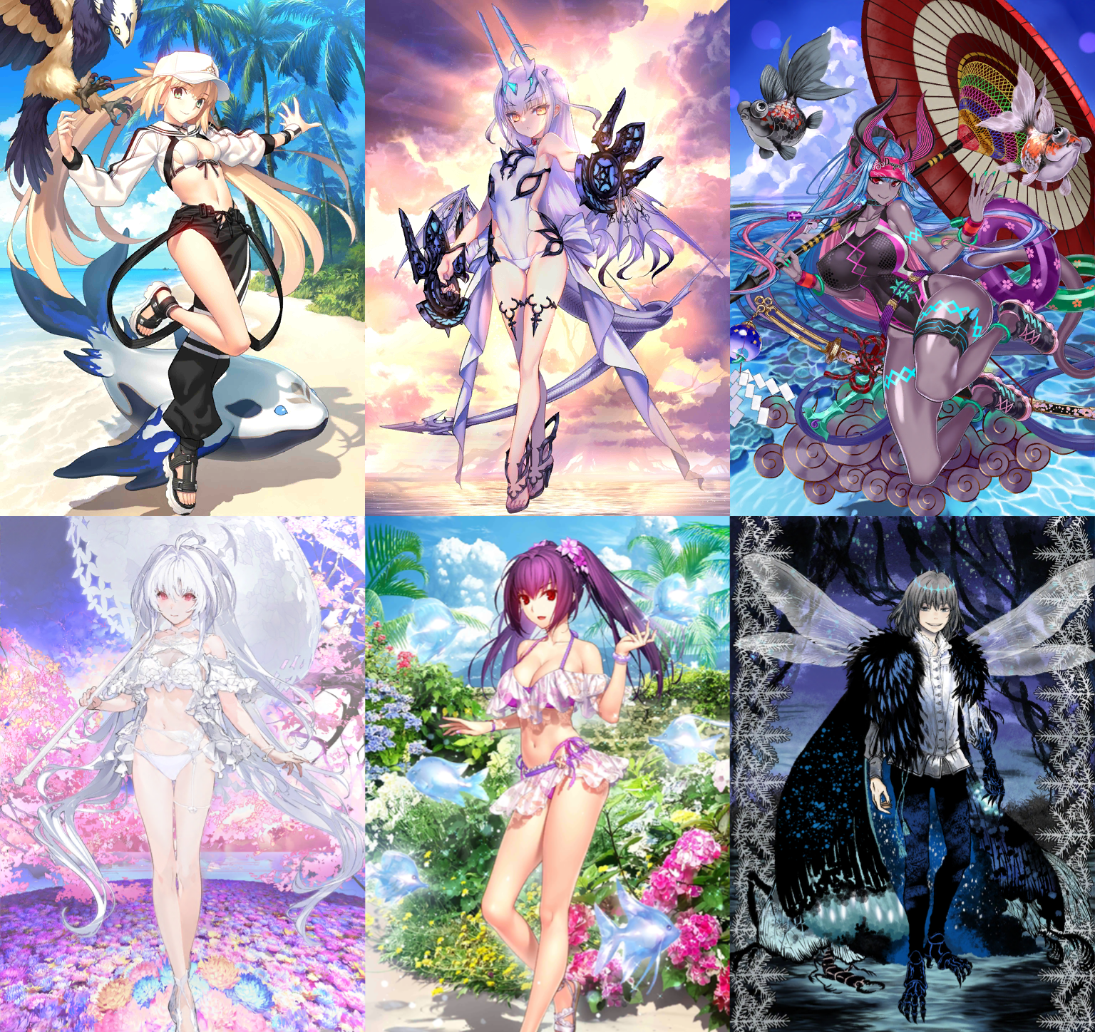 [NA] [INSTANT] FGO Altria Caster Berserker Melusine ruler Ibuki + Lady Avalon Skadi Oberon Fate Grand Order endgame account (see options)-Mobile Games Starter