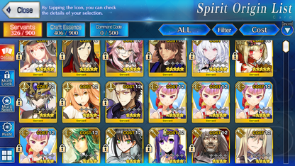 [NA][INSTANT] FGO Draco Rasputin + Lady Avalon Altria caster Koyanskaya Waver + 2000SQ Fate Grand Order starter account-Mobile Games Starter