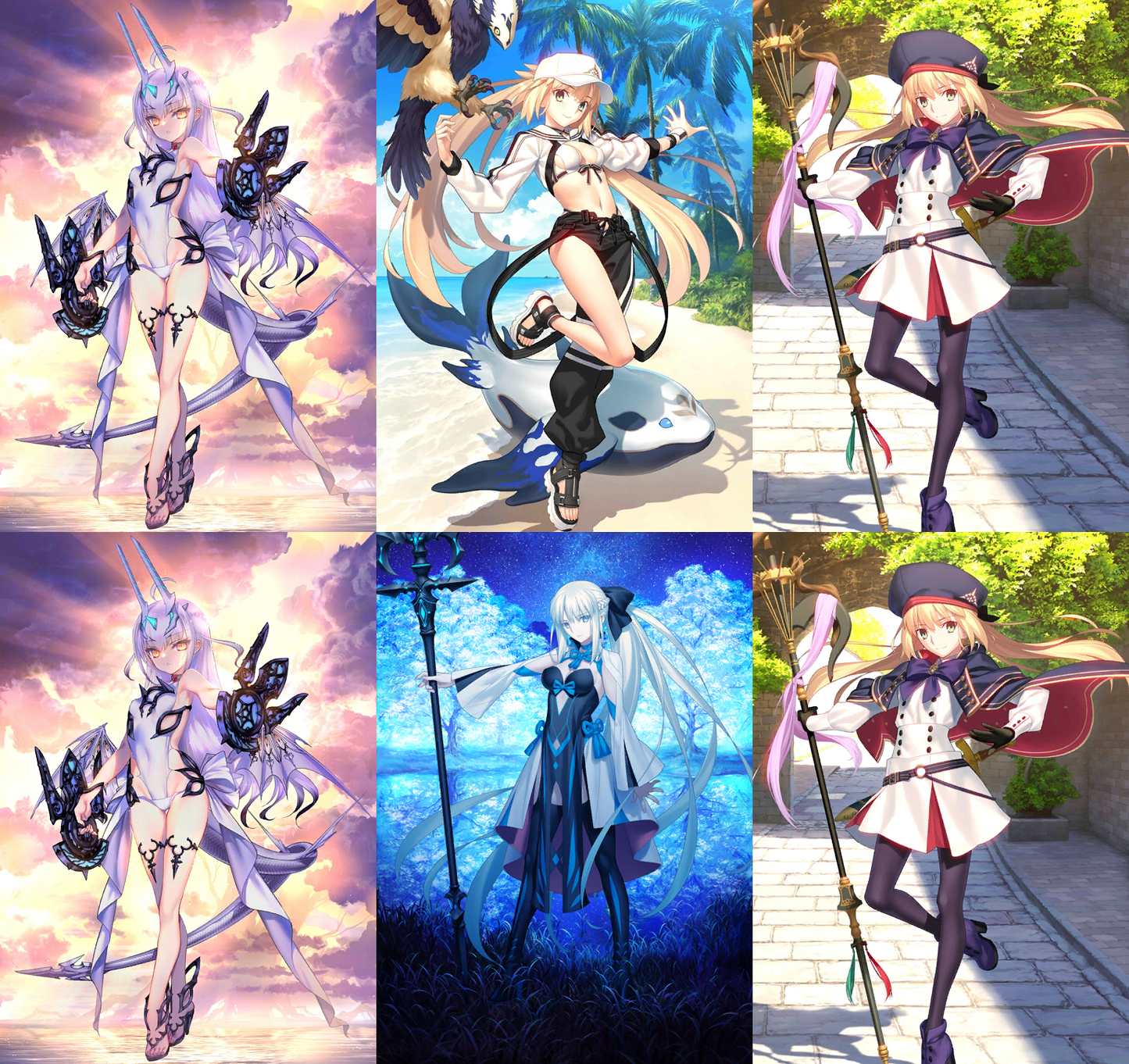 [NA][INSTANT] FGO Melusine (ruler) + Morgan / Berserker + Altria Caster + 3000SQ + tickets Fate Grand Order starter account (see options)-Mobile Games Starter